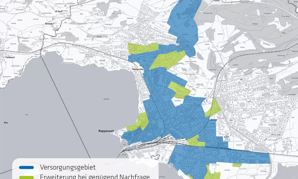 EZL Versorgungsgebiet Rapperswil-Jona